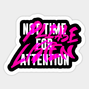 Typography Sticker